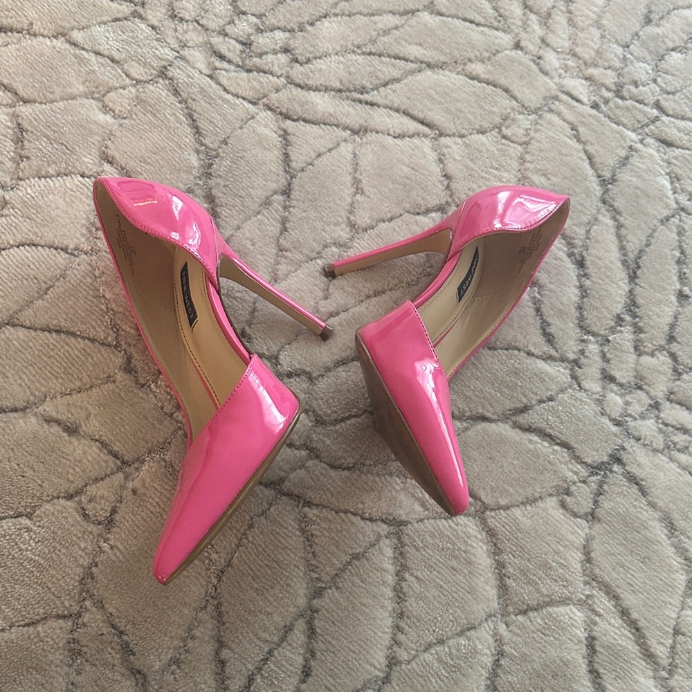 Nine West Hot Pink Pointed Heels - Picture 7 of 14